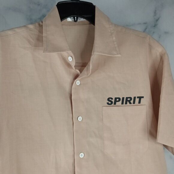 Reborn & Audi Men’s Short Sleeve Button Up Skater Skateboard Shirt Large - Picture 7 of 9